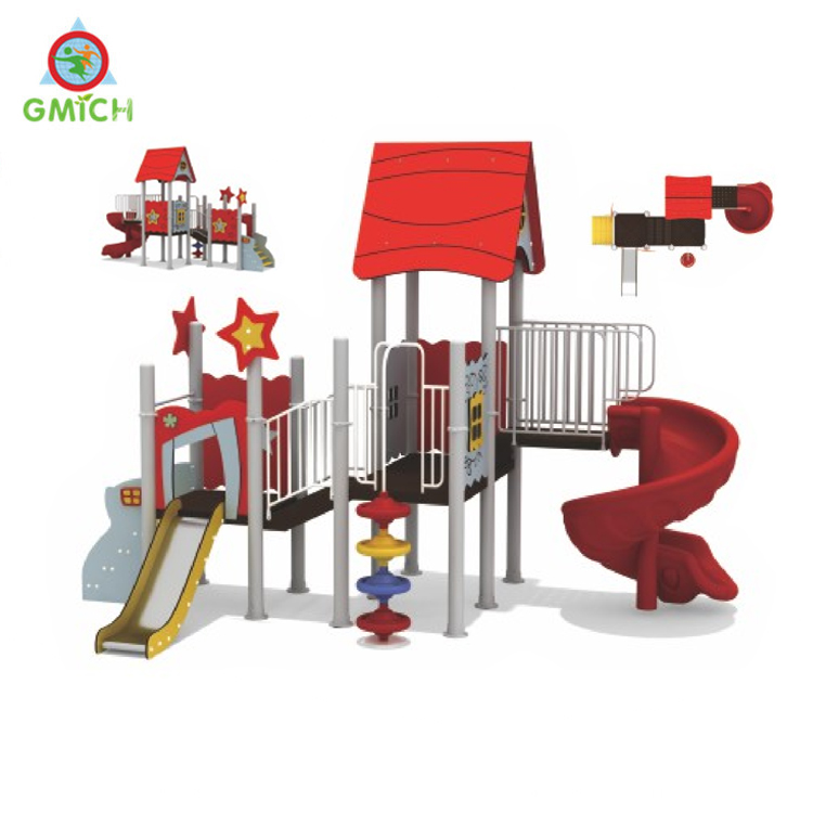 Outdoor Park Toys for Kids Durable Plastic Playground Slide Outdoor Play Sets Professional Playground Manufactu