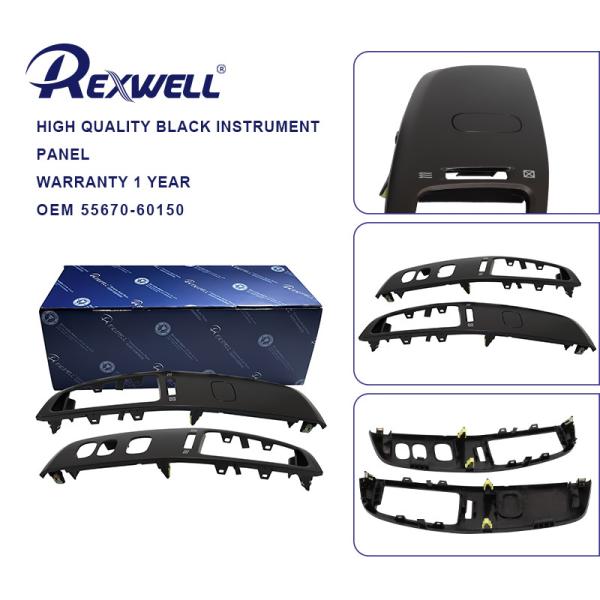 Partes de carrocería de automóviles OEM 55670-60150 Black Panel de instrumentos de automóviles Registro Assy Dashboard Dash Kits para Toyota Land Cruiser PRADO
