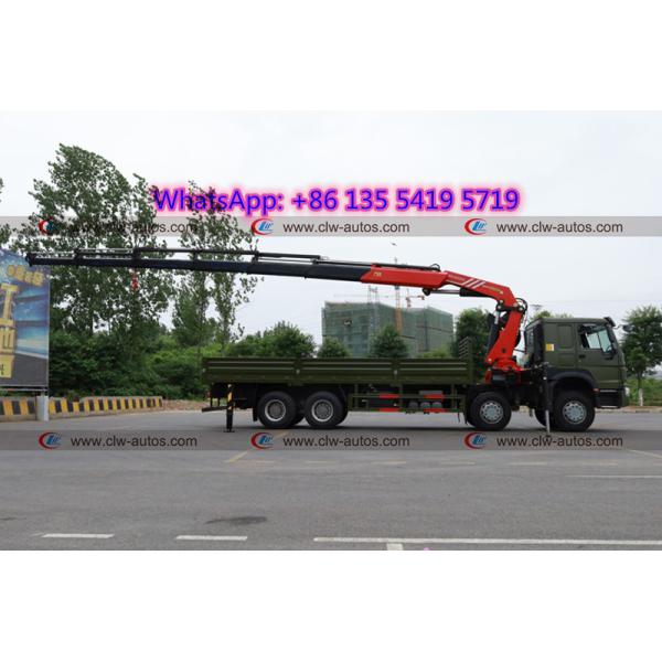 тележка колес 40t 50t Sinotruk Howo 8X4 420HP 12 с краном SANY гидравлическим