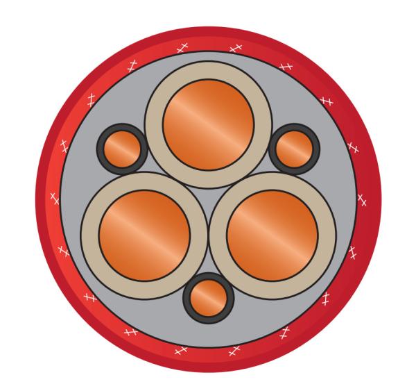 Type R-(N)TSCGEWOEU High Speed Reeling Cable Upgraded Version Of Type (N)TSCGEWOEU Stacker & Reclaimer Reeling Cable