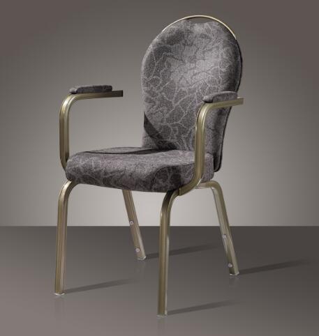 American Style Aluminum Armrest Flex-Back China Banquet Chair