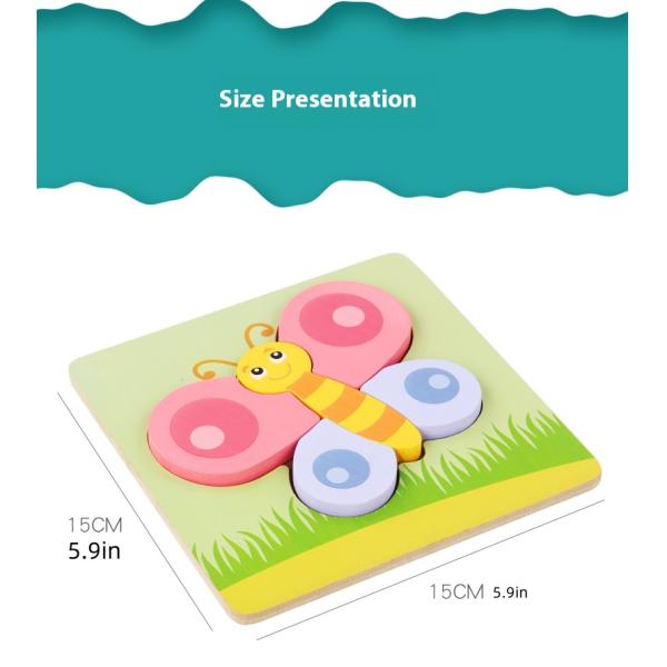 New Custom Kids Wooden 3d Puzzle Jigsaw Toys,Children Cartoon Animal Vehicle Toddler Wooden Puzzles