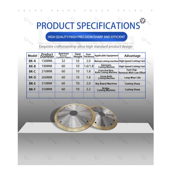 Round 150mm Diamond Saw Blade For Glass / Ceramics And Stone