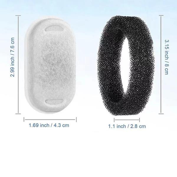 Reemplazo del filtro de agua de carbono activado para el dispensador automático de agua para mascotas