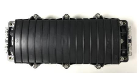Black Outdoor Fiber Splice Enclosure 96 - 144 Core / Insulation Resistance