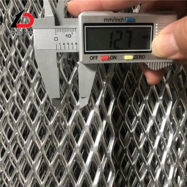 316 304 201 5002 Aluminum 2.5mm 3.0mm 4.0mm Stainless Steel Sheet Diamond Expanded Metal Decoil Mesh Metal Mesh