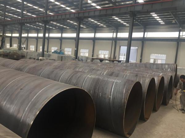 Tubulação de aço de ASTM A252 SSAW para a ponte/construções portuárias