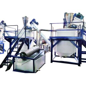 Plastic Washing Recycling Machine Designed for PET Bottle Flakes