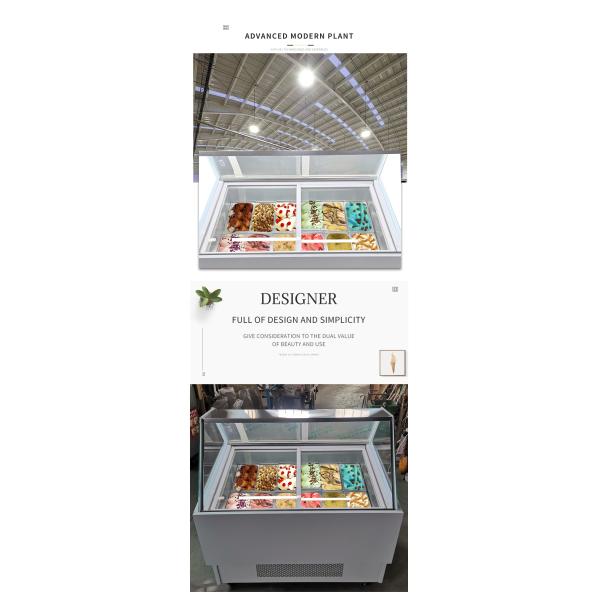 Small Display Refrigerators Counter Top Showcase Mini Ice Cream Display Freezer