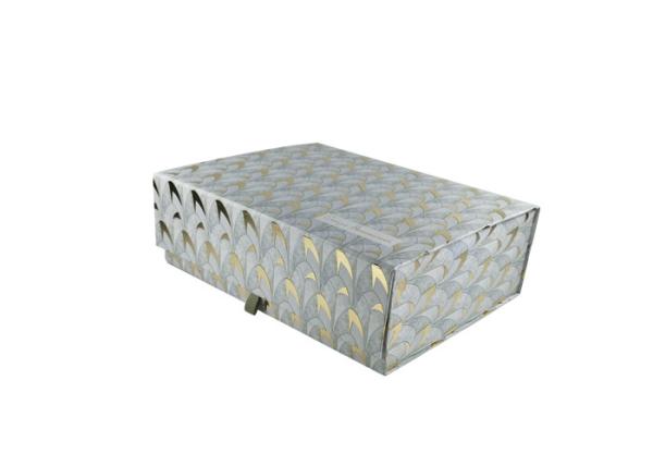 Plano excelente caixas de presente dobráveis recicladas, caixas de presente rígidas do cartão