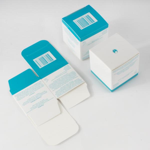 La coutume se pliante d'emballage de papier enferme dans une boîte des services d'impression en papier d'art de C1S pour la médecine
