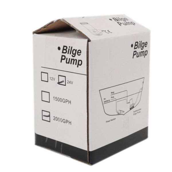 CY-808 Bilge Water Pump 12V 24V 1500GPH 2000GPH  Yacht Pump for Rv Marine