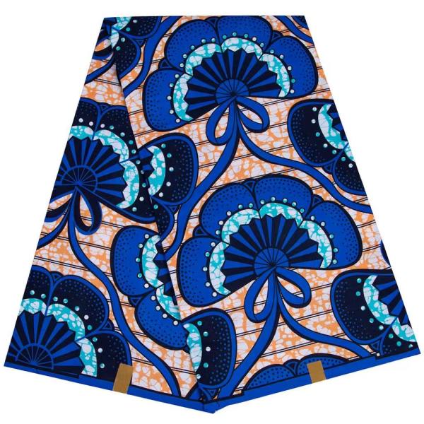 Custom Logo Chiganvy Wax Fabric Printing Ethnic Wax Printed Soft African Wax Fabric