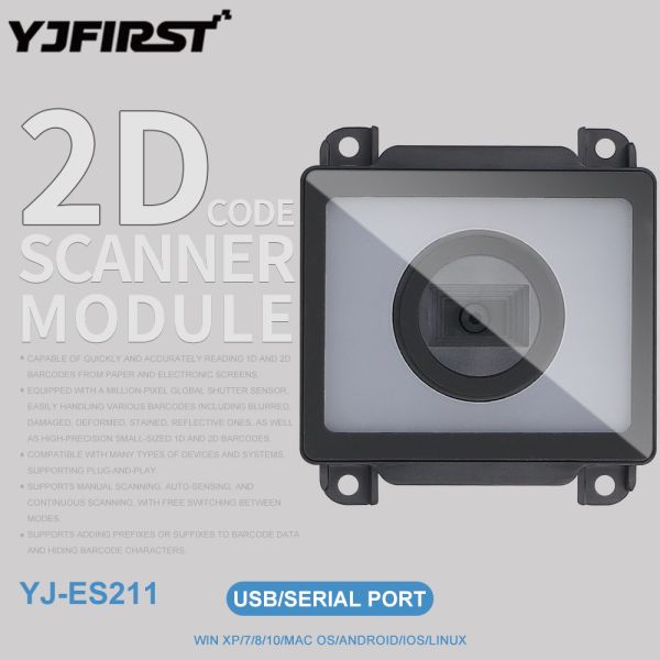 Long Distance Embedded Barcode Scanner USB Outdoor QR Code Scanner