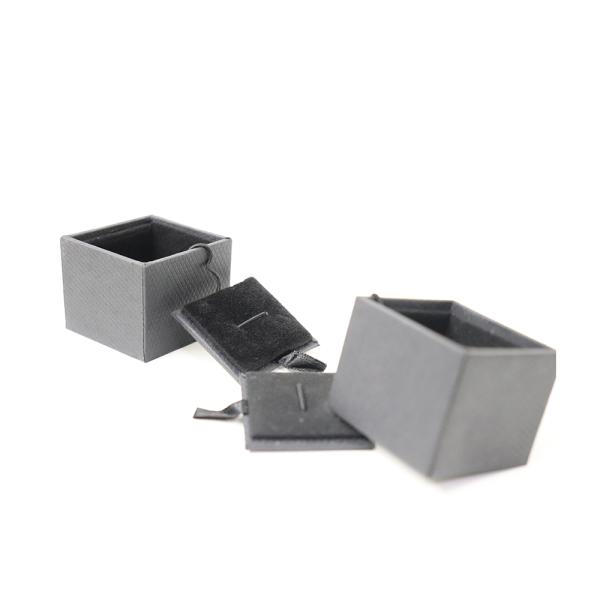 Factory price high quality wholesale fashion velvet cufflink box