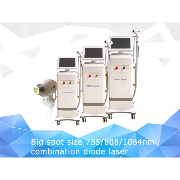 Newest design 755/808/1064nm combination diode laser hair removal machine