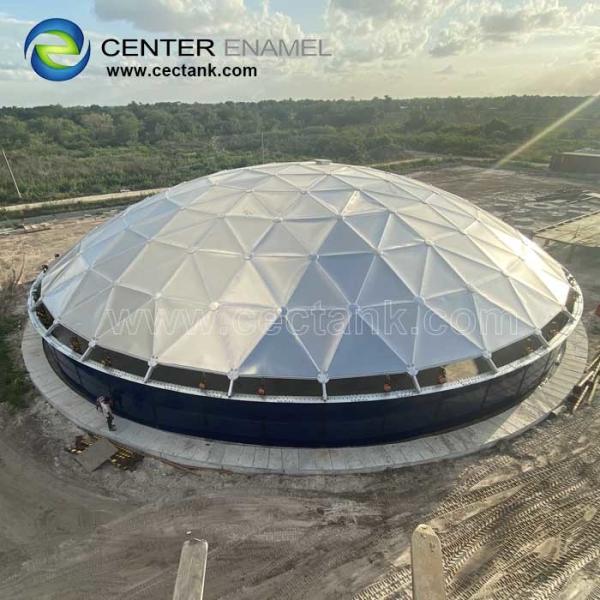 Center Enamel can Provide Aluminum Dome Roofs for Morocco Crude Oil Storage Tanks