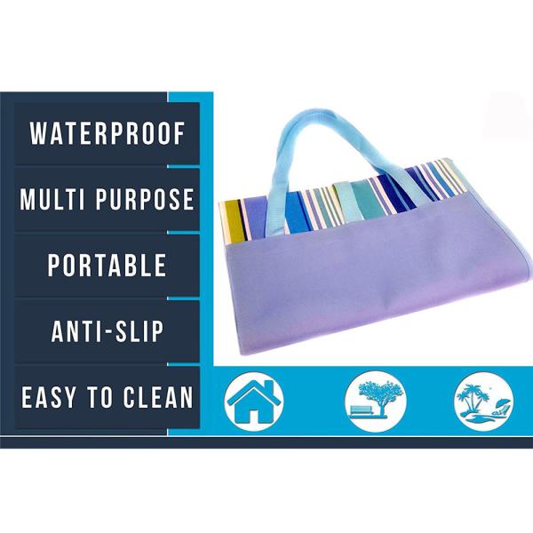 Waterproof Folding sandless beach blanket Mat 2m x 1.5m