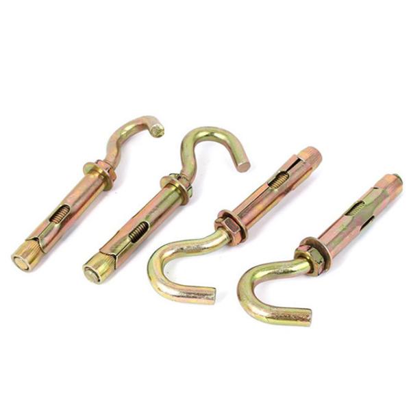 M24 Ring Hook Sleeve Anchor Bolts Carbon Steel Zinc Plated Concrete