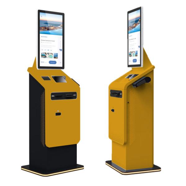 27 32 Inch Floor Standing Touch Screen Self Cash Dispenser Coin Recycler Android Bill Acceptor Printer Payment Kiosk Terminal