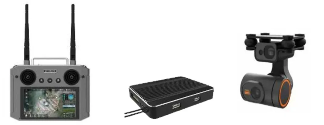 MYUAV Mtow 50 kg Drone Atado Alimentado por la Estación de Energía de Tether Drone de Gran Carga