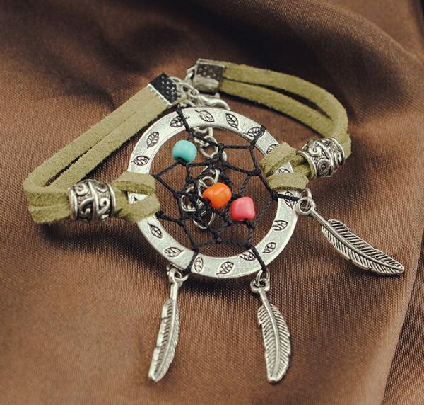 Party Decoration pretty Colors Available Wholesale Indian Feather Dream Catcher