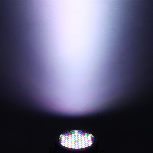 Iluminação de palco de alta potência RGBW Par Can Lights Waterproof IP65 DMX 54*3w RGB 4in1 Outdoor Led Par Light