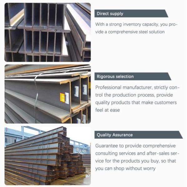 Top Quality S355JR S355 Q235 Carbon Steel H-Section Beam for Building
