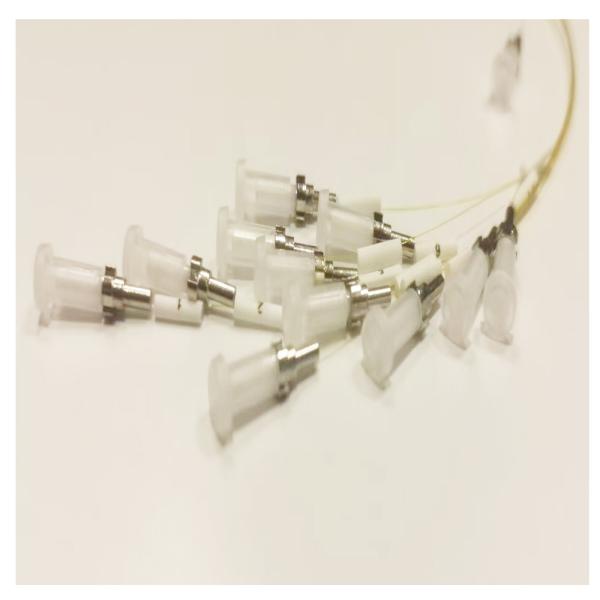 G657A1 Fibre avec revêtement de polyimide à haute température personnalisé câble MPO à haute température MTP MPO Fibre optique Relay Jumper