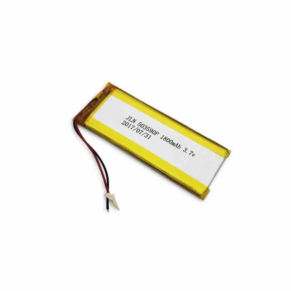 PL503590 6.66Wh 3.7V 1800mAh Lithium Polymer Rechargeable Battery, Soft Pack Li‑po Battery with PH2.0 Connector for Portable Digital Devices, CE Certified