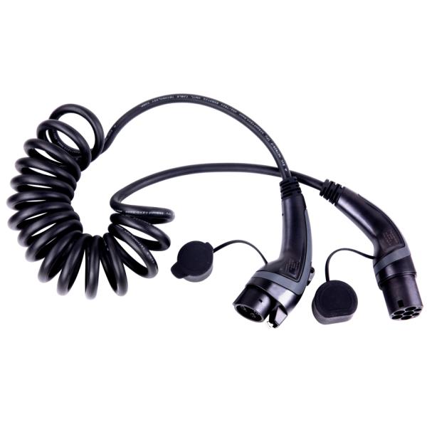 32A 250V 7kW Type 1 To Type 2 EV Charging Cable IEC 62196-2 Mode 3 Charging Cable