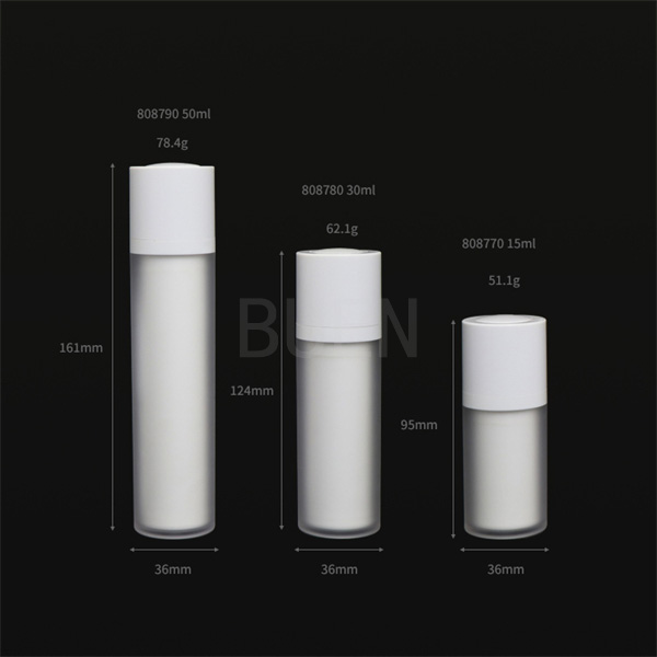 Картина роторного насоса штейна белого пластикового безвоздушного косметическая упаковывая электрическая