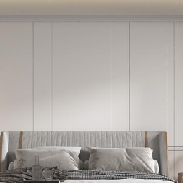 Panel de revestimiento de pared modular de tablero MDF revestido de PVC Tamaños personalizados 6-18mm