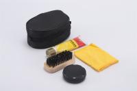 Antiguo kit de cepillado para zapatos Brillo de zapatos Esponja Brillo de zapatos Brillo de zapatos con doble caja de cartón corrugado Embalaje OEM