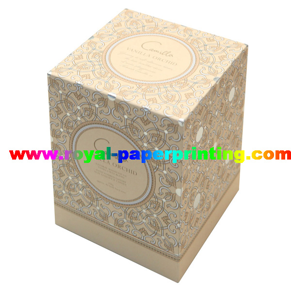 colorful lid and base cosmetic / jewelry paper gift box printing