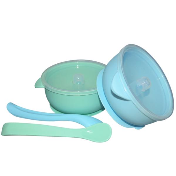 Kitchen Silicon Kids Baby Feeding Set MHC Customizable Lightweight