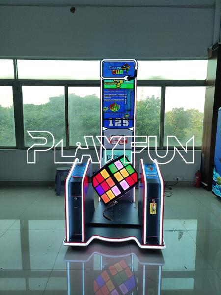 Playfun Amusement Park Equipamento de troca de bilhetes do jogo Crack the Cube mais recente novo jogo de resgate de vídeo