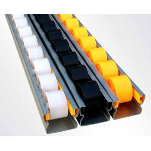 DY-3835 Aluminum Alloy Metal Sheet Sliding Palcom Roller Track For Rack System Scaffolding with high quality