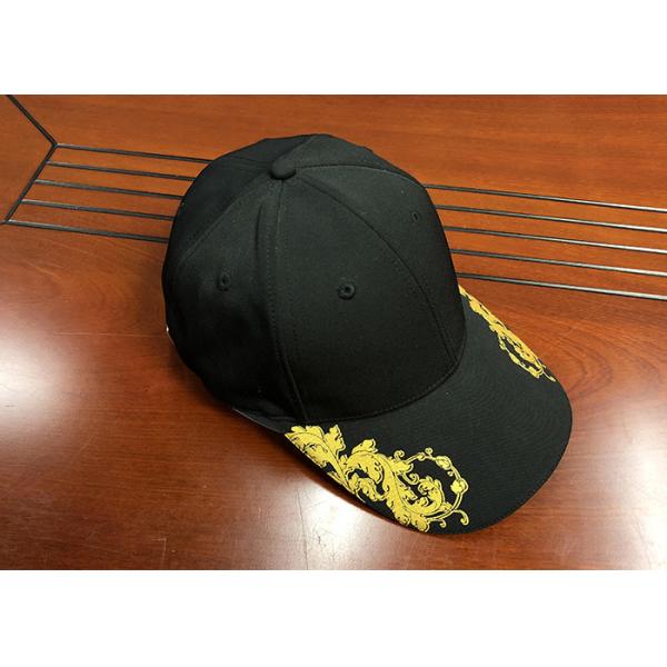 High Quality ACE Unisex Creative Golden Craft Print Peak Red Sandwich Design Cotton Sports Baseball Cap