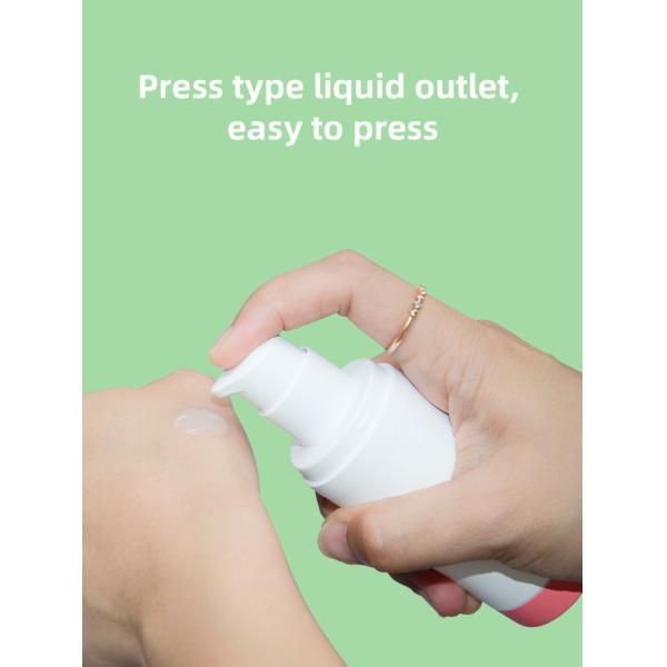 Refillable PP Airless Pump Bottles Travel PCR Plastic Bottle Cosmetic Packaging Set