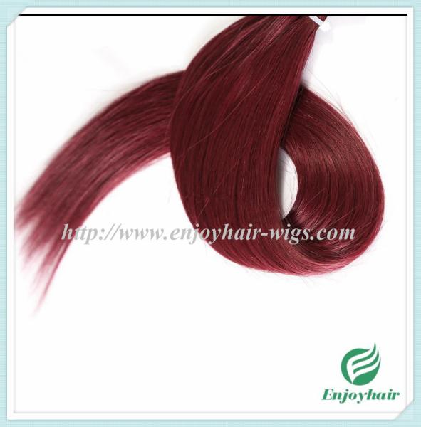 Pre-Bonded Hair 10-28 100s/pack 530# color Straight Human Hair hair extension malaysian