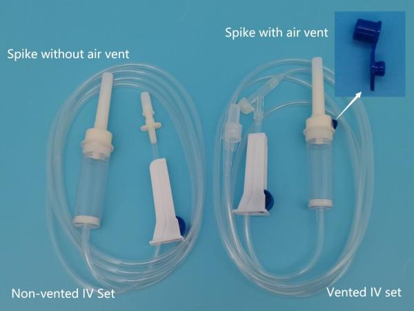 Medical Devices Disposable Intravenous IV Giving Set And Conponents