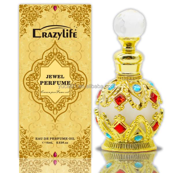 15ml Crown Glamour Arab Middle East Dubai Women's Essential Oil Perfume Dropper Bottle