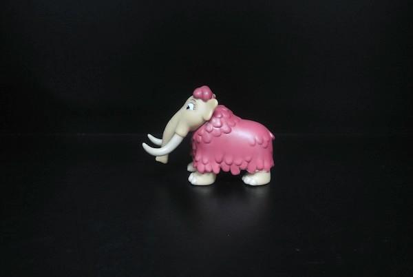 Mammoth Elephant Collectible Vinyl Toys With Long White Tooth 8*7*5cm