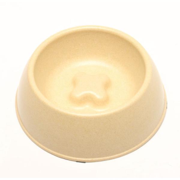 Degradable Bamboo Pet Bowl Commercial Slow Eating Dog Bowl BSCI Approved