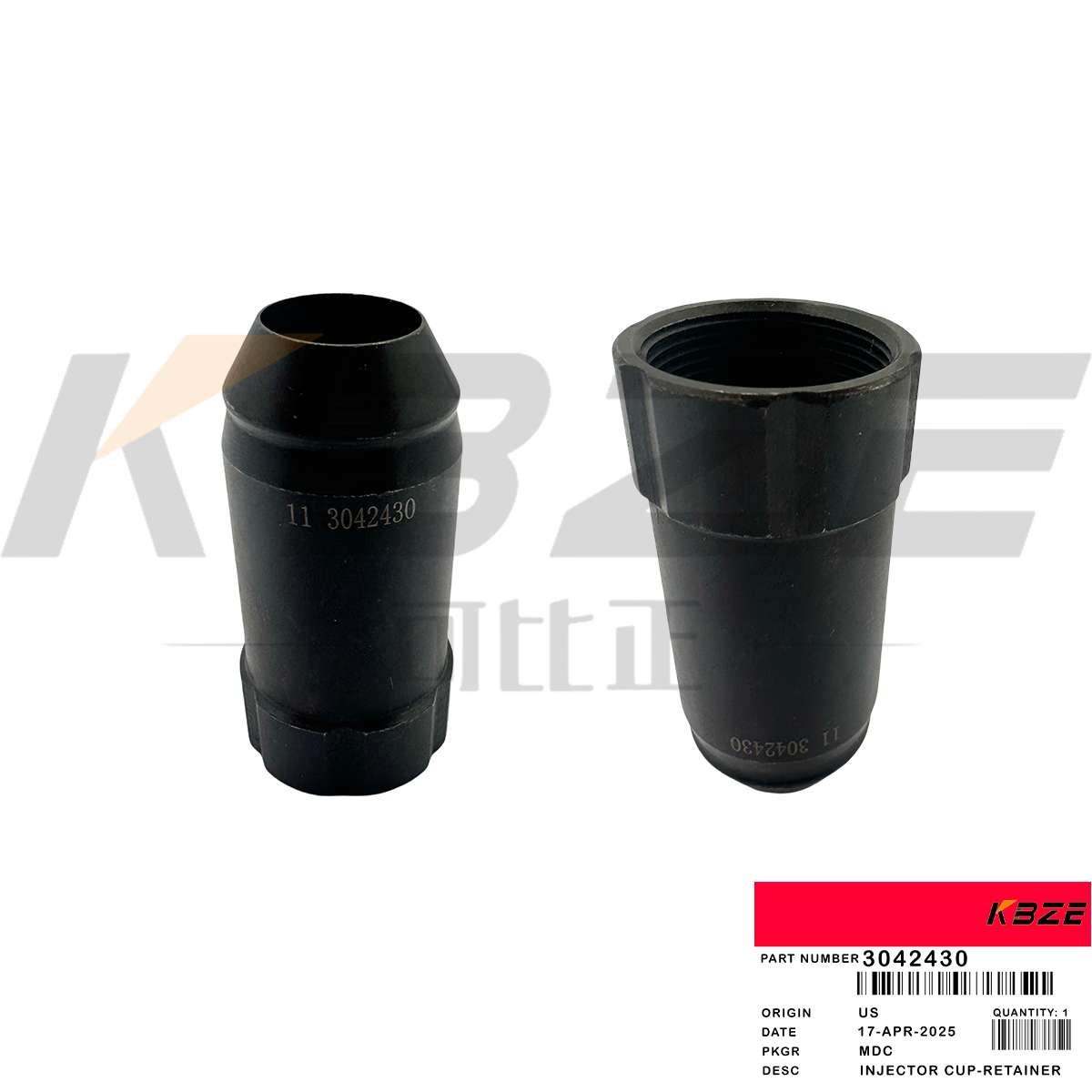 KBZE 3042430 RETENEDOR DE COPA DE INYECTOR DE MOTOR CUMMINS K19 K38 K50 PARA MAQUINARIA