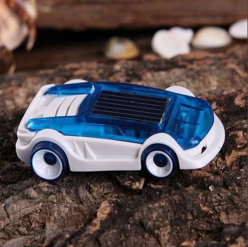 Promotional ABS Material Tiny Solar Car Solar Powered Mini Car