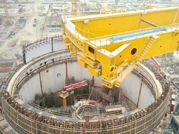 Span 7.5 ~ 35 M Nuclear Polar Cranes For Fuel Assembly Reactor Head