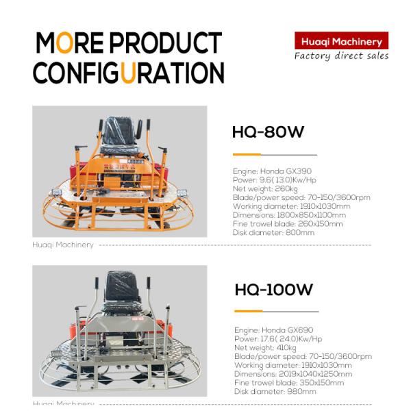 Диаметр диска 980 мм полный гидравлический силовой тровал с Honda GX690 и бетоном