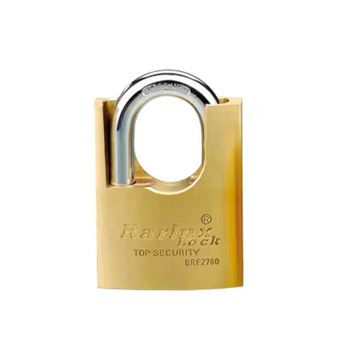 Rarlux Chrome Plated Solid Padlock Shackle Protected Anti-cut Brass Padlock